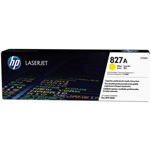 Picture of HP CF302A (HP 827A) Yellow Toner Cartridge