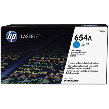 Picture of HP CF331A (HP 654A) Cyan Toner Cartridge