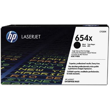 Picture of HP CF330X (HP 654X) High Yield Black Toner Cartridge