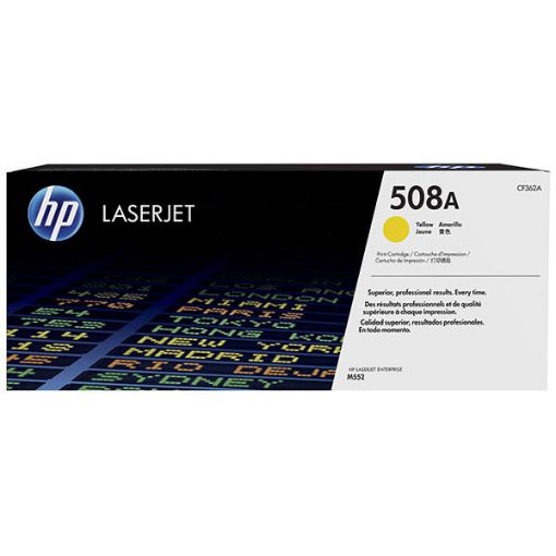 Picture of HP CF362A (HP 508A) Yellow Toner Cartridge