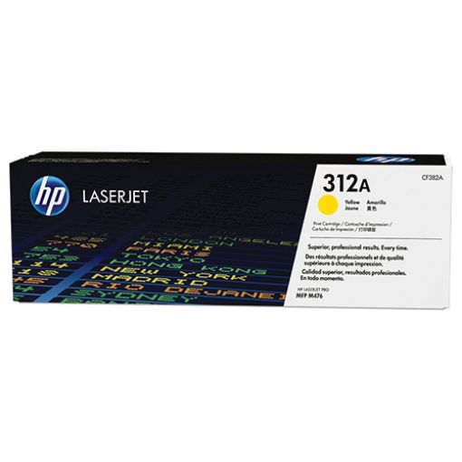 Picture of HP CF382A (HP 312A) Yellow Toner Cartridge