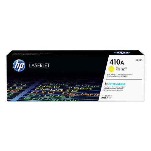 Picture of HP CF412A (HP 410A) Yellow Toner Cartridge