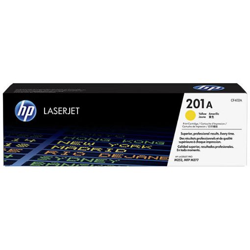 Picture of HP CF402A (HP 201A) Yellow Toner Cartridge
