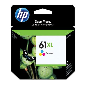 Picture of HP CH564WN (HP 61XL) High Yield Tri-Color Ink Cartridge