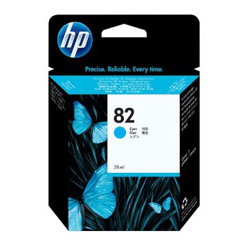 Picture of HP CH566A (HP 82) Cyan Inkjet Cartridge