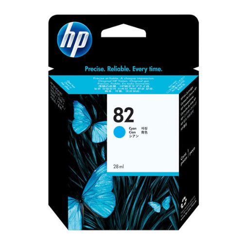 Picture of HP CH566A (HP 82) Cyan Inkjet Cartridge