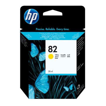 Picture of HP CH568A (HP 82) Yellow Inkjet Cartridge