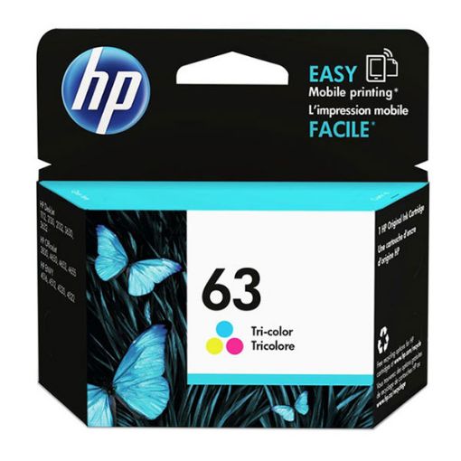 Picture of HP F6U61AN (HP 63) Tri-Color Ink Cartridge