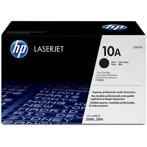 Picture of HP Q2610A (HP 10A) Black Toner Cartridge