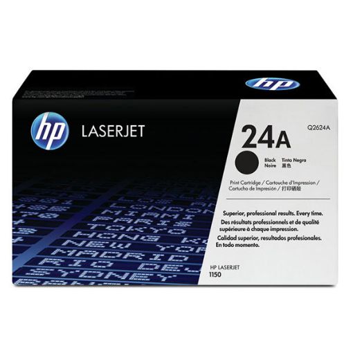 Picture of HP Q2624A (HP 24A) Black Toner Cartridge