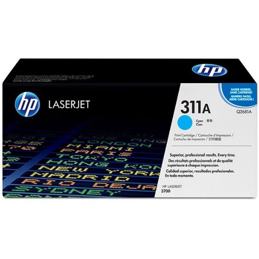 Picture of HP Q2681A (HP 311A) Cyan Toner Cartridge