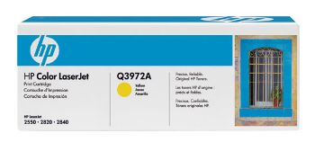 Picture of HP Q3972A (HP 123A) Yellow Toner Cartridge