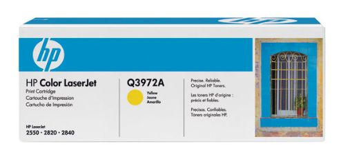 Picture of HP Q3972A (HP 123A) Yellow Toner Cartridge