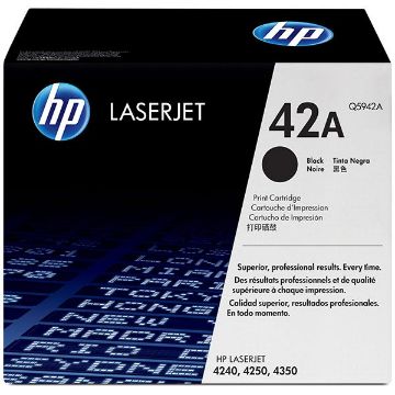 Picture of HP Q5942A (HP 42A) Black Toner Cartridge