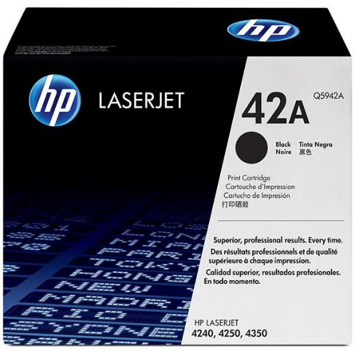 Picture of HP Q5942A (HP 42A) Black Toner Cartridge