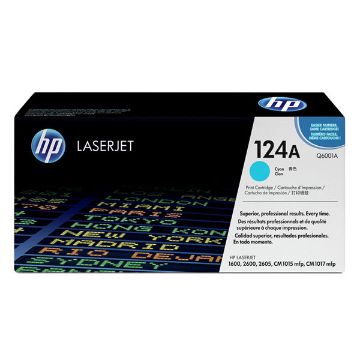 Picture of HP Q6001A (HP 124A) Cyan Toner Cartridge