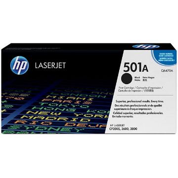 Picture of HP Q6470A (HP 501A) Black Toner Cartridge