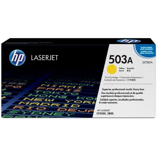 Picture of HP Q7582A (HP 503A) Yellow Toner Cartridge