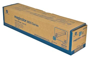 Picture of Konica Minolta A0D7433 Cyan Toner Cartridge