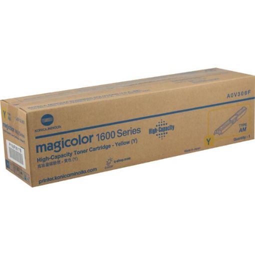 Picture of Konica Minolta A0V306F Yellow Toner Cartridge