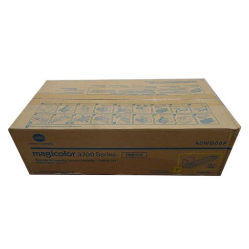 Picture of Konica Minolta A0WG06F Yellow Toner Cartridge