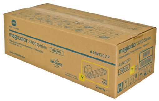 Picture of Konica Minolta A0WG07F Yellow Toner Cartridge