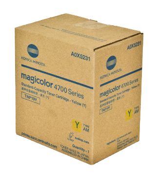 Picture of Konica Minolta A0X5231 Yellow Toner Cartridge