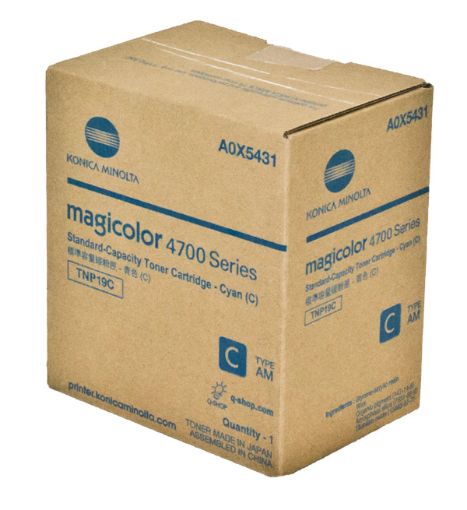 Picture of Konica Minolta A0X5431 Cyan Toner Cartridge