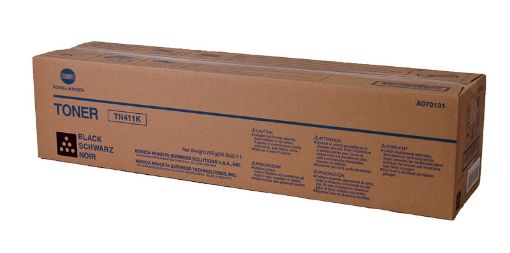 Picture of Konica Minolta A070131 (TN-411K) Black Toner Cartridge