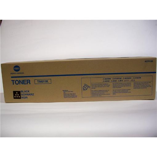 Picture of Konica Minolta A070130 (TN-611K) Black Laser Toner Cartridge