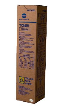 Picture of Konica Minolta A0VW235 (TN-612Y) Yellow Toner Cartridge