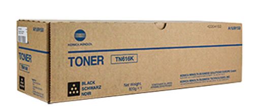 Picture of Konica Minolta A1DY130 (TN-615K) Black Toner Cartridge