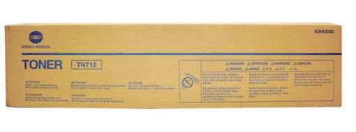 Picture of Konica Minolta TN-712 (A3VU030) Black Toner Cartridge