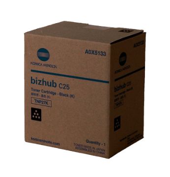 Picture of Konica Minolta A0X5133 Black Toner Cartridge