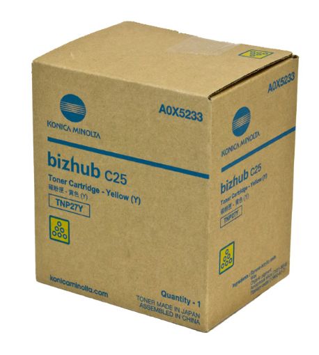 Picture of Konica Minolta A0X5233 Yellow Toner Cartridge