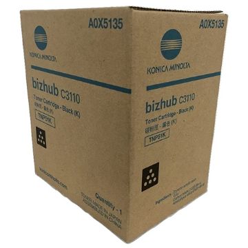 Picture of Konica Minolta A0X5135 Black Toner Cartridge