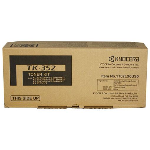 Picture of Kyocera Mita 1T02LX0US0 (TK-352) Black Toner