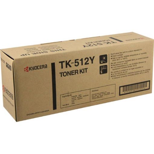 Picture of Kyocera Mita 1T02F3AUS0 (TK-512Y) Yellow Toner