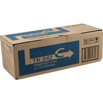 Picture of Kyocera Mita 1T02HLCUS0 (TK-542C) Cyan Toner Cartridge