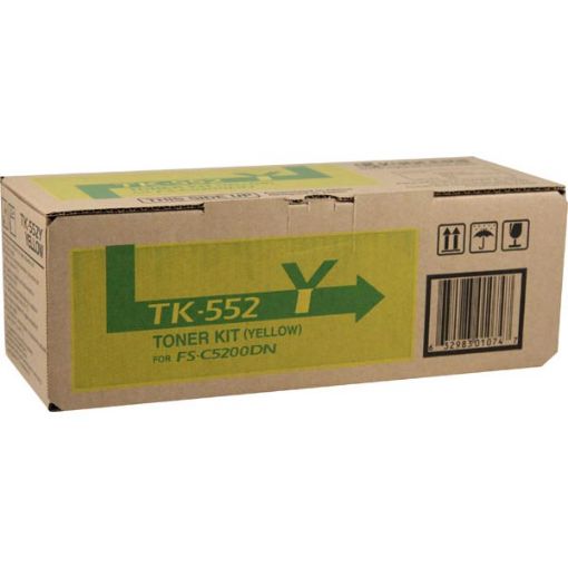 Picture of Kyocera Mita 1T02HMAUS0 (TK-552Y) Yellow Toner Cartridge