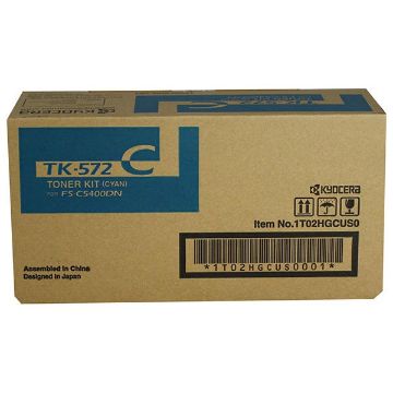 Picture of Kyocera Mita 1T02HGCUS0 (TK-572C) Cyan Toner Cartridge