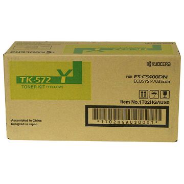 Picture of Kyocera Mita 1T02HGAUS0 (TK-572Y) Yellow Toner Cartridge