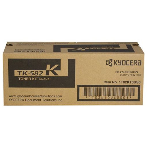 Picture of Kyocera Mita 1T02KT0US0 (TK-582K) Black Toner Cartridge