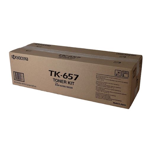 Picture of Kyocera Mita 1T02FB0US0 (TK-657) Black Toner Cartridge