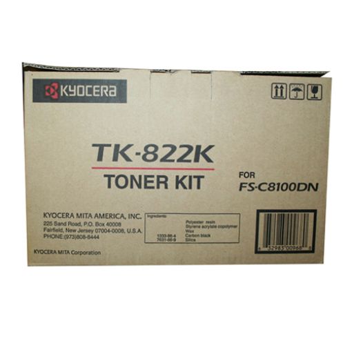 Picture of Kyocera Mita 1T02HP0US0 (TK-822K) Black Toner Cartridge