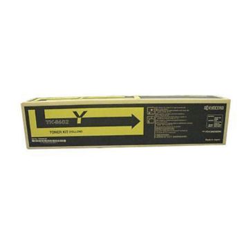 Picture of Kyocera Mita 1T02MNAUS0 (TK-8602Y) Yellow Toner Cartridge