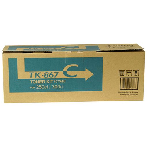 Picture of Kyocera Mita 1T02JZCUS0 (TK-867C) Cyan Toner Cartridge