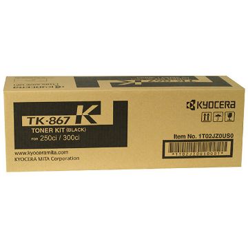 Picture of Kyocera Mita 1T02JZ0US0 (TK-867K) Black Toner Cartridge