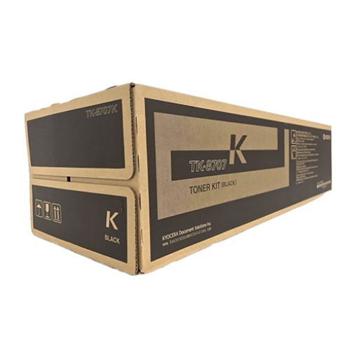 Picture of Kyocera Mita 1T02K90US0 (TK-8707K) Black Toner Cartridge