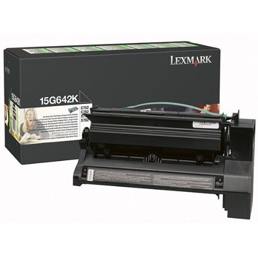 Picture of Lexmark 15G642K High Yield Black Toner